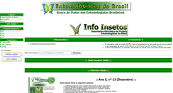 Desktop Screenshot of infoinsetos.ebras.bio.br